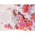 CROCS CLASSIC TIMELESS fehér/rózsa mintás 5 levehető Jibbitz virággal