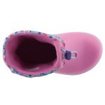 CROCS LODGEPOINT GRAPHIC világoskék-rózsaszín CSILLAGOS hótaposó csizma