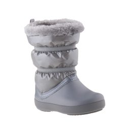 CROCS Lodgepoint Metallic szürke-ezüst-metál hótaposó csizma   CROCS Lodgepoint Metallic szürke-ezüst-metál hótaposó csizma