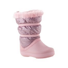 CROCS LODGEPOINT METALLIC rózsa-metál hótaposó csizma CROCS LODGEPOINT METALLIC rózsa-metál hótaposó csizma
