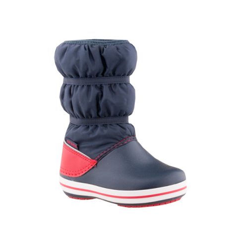 CROCS Crocband Winter Boot K Navy kék/piros hótaposó csizma 
