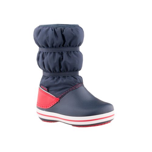 CROCS Crocband Winter Boot K Navy kék/piros hótaposó csizma