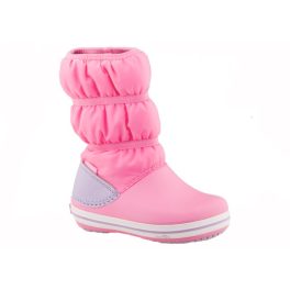 CROCS Crocband Winter Boot K pink-levendula hótaposó csizma   CROCS Crocband Winter Boot K pink-levendula hótaposó csizma