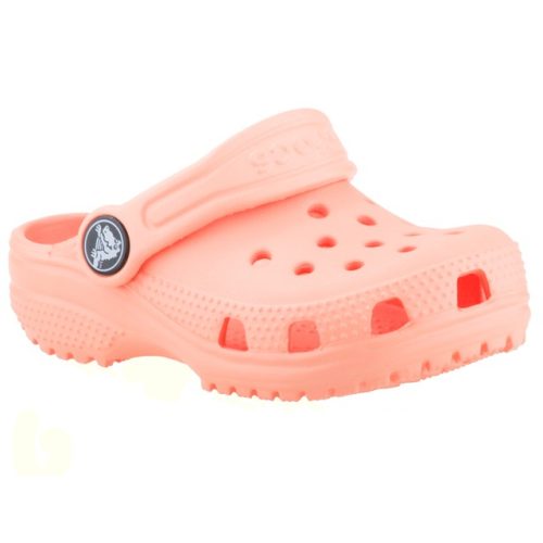 Crocs Classic Clog papaya sárga hátul pántos papucs