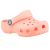 Crocs Classic Clog papaya sárga hátul pántos papucs