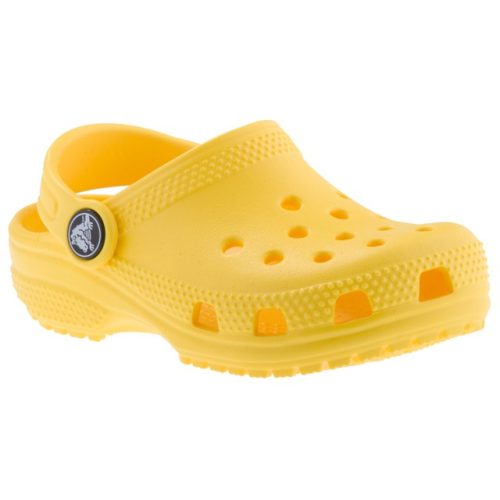 CROCS CLASSIC CLOG citrom hátul pántos papucs