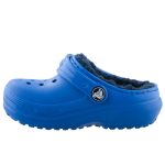Crocs Classic Lined Clog T kék bélelt fiú papucs