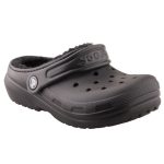 Crocs Classic Lined Clog K fekete bélelt gyerek papucs