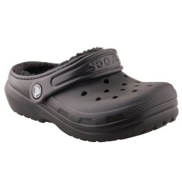 Crocs Classic Lined Clog K fekete bélelt gyerek papucs Crocs Classic Lined Clog K fekete bélelt gyerek papucs