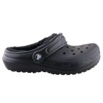 Crocs Classic Lined Clog K fekete bélelt gyerek papucs