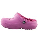 Crocs Classic Lined Clog K rózsaszín bélelt lány papucs