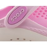 Crocs LiteRide 360 Clog rózsaszín-pink hátul pántos lány papucs