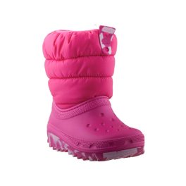 Crocs Classic Neo Puff málna-rózsaszín lány hótaposó Crocs Classic Neo Puff málna-rózsaszín lány hótaposó