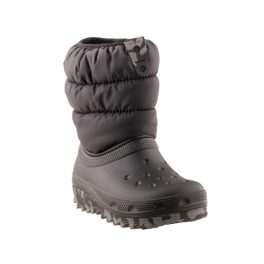 Crocs Classic Neo Puff fekete fiú hótaposó Crocs Classic Neo Puff fekete fiú hótaposó
