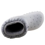 Crocs Classic Neo Puff világosszürke fiú hótaposó