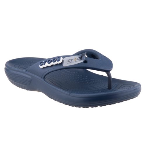 Crocs Classic Flip navy kék lábujjas fiú papucs 