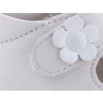 SIESTA-RICHTER 2 csatos tépős fehér nappa zárt orrú szandál