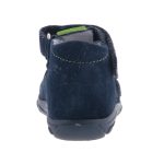 SZÍNHIBÁS SIESTA-RICHTER 2 csatos tépős sötétkék/zöld zárt orrú velúr bőr szandál