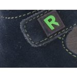 SZÍNHIBÁS SIESTA-RICHTER 2 csatos tépős sötétkék/zöld zárt orrú velúr bőr szandál