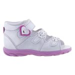 SIESTA-RICHTER ezüstszürke/lila 2 csatos tépőzáras HARÁNTEMELŐS gyerek szandál