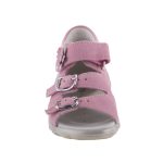 SIESTA-RICHTER 2 csatos tépőzáras rózsaszín VIRÁGOS gyerek szandál