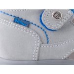 SIESTA-RICHTER tépőzáras 2 csatos szürke/kék HARÁNTEMELŐS bőr gyerek szandál