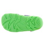 SIESTA-RICHTER 2 tépős lila/neonzöld zárt orrú szandi