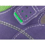 SIESTA-RICHTER 2 tépős lila/neonzöld zárt orrú szandi