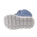 Siesta-Richter magas szárú tépőzáras sötétkék-narancssárga JETIS Sympatex(Vízálló) bundás téli bakancs