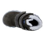 Siesta-Richter sötétzöld 2 tépőzáras szőrme béléses sympatex (vízálló) velúr bőr kisfiú csizma