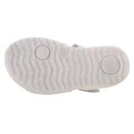 SIESTA-RICHTER 2 tépős ezüst/fehér VIRÁGOS lány szandál