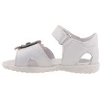 SIESTA-RICHTER 2 tépős ezüst/fehér VIRÁGOS lány szandál