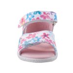 SIESTA-RICHTER fehér/színes virágos 2 tépőzáras  gyerek szandál