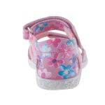 SIESTA-RICHTER 2 tépős VIRÁGOS rózsaszín/kék bőr szandál
