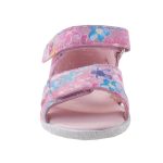 SIESTA-RICHTER 2 tépős VIRÁGOS rózsaszín/kék bőr szandál