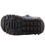 Memo Davos szürke-kék 3 tépőzáras supinált bélelt téli fiú bakancs