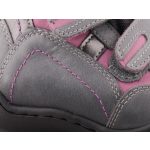 Memo Davos szürke-málna 3 tépőzáras supinált bélelt téli lány bakancs