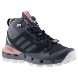 ADIDAS TERREX FAST MID GTX fekete/barack VÍZÁLLÓ összehúzós túrabakancs   ADIDAS TERREX FAST MID GTX fekete/barack VÍZÁLLÓ összehúzós túrabakancs