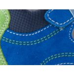 SIESTA-RICHTER 2 tépős tengerkék/zöld/sötétkék velúr bőr szandál