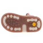 Memo Lion barna-narancssárga oroszlános 3 tépőzáras supinált gyerek szandál 