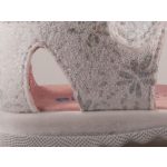 SIESTA-RICHTER hologramos/virágos/ezüst 2 tépős szandál