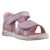 SIESTA-RICHTER 2 tépőzáras levendula lila csillogó virágos gyerek szandál
