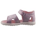 SIESTA-RICHTER 2 tépőzáras levendula lila csillogó virágos gyerek szandál