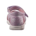 SIESTA-RICHTER 2 tépőzáras levendula lila csillogó virágos gyerek szandál