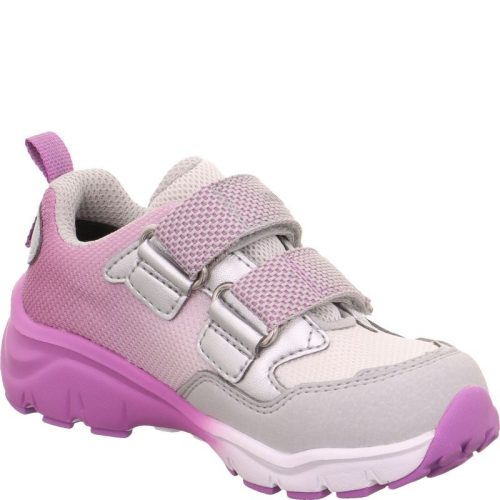Superfit Sport5 lila-szürke-ezüst 2 tépőzáras Sympatex (vízálló) textil kislány gyerekcipő (1-000251-2500)