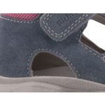 SIESTA-RICHTER tépős 2 csatos világoskék/rózsaszín HARÁNTEMELŐS zárt orrú szandál