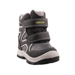 Geox Flanfil Boy 2 tépőzáras szürke-fekete Amphibox (Vízálló) bélelt hótaposó   Geox Flanfil Boy 2 tépőzáras szürke-fekete Amphibox (Vízálló) bélelt hótaposó