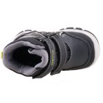 Geox Flanfil Boy 2 tépőzáras szürke-fekete Amphibox (Vízálló) bélelt hótaposó