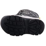 Geox Flanfil Boy 2 tépőzáras szürke-fekete Amphibox (Vízálló) bélelt hótaposó