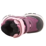Geox Flanfil Girl burgundi-rózsaszín 2 tépőzáras Amphibox (Vízálló) bélelt lány hótaposó